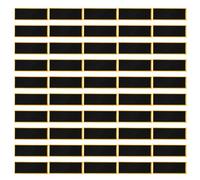 DANAIXZ 50 PCS Noir Mousse PU Touche Grip Tape Antidérapant Fort Adhésif Mini Skateboard Griptape pour Astuces de Touche et Personnalisation 4,33x1,5 Pouces