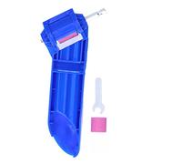 DANAIXZ Affûteur de forets professionnel 12,5 mm meule en corindon outil de meuleuse de foret électrique portable pour affûter les forets en acier de fer bleu 170 mm avec apuc