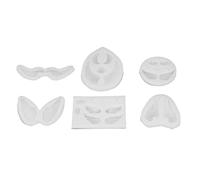 DANAIXZ Aile d'ange en Silicone, Flexible, réutilisable, Transparent, cuisson pour l'artisanat, décoration de gâteaux, fabrication de savon au chocolat, DIY, 6 pièces