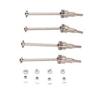 DANAIXZ Arbre d'entraînement RC CVD en acier robuste, axe de transmission en alliage d'aluminium, rotation douce de haute précision pour voitures RC tout-terrain HBX 1 18 18859E 18