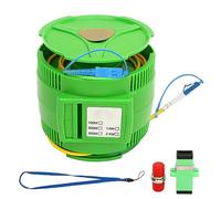 DANAIXZ Boîte de câbles de lancement OTDR Premium, outil de test de connecteur SCUPC à fibre optique SM monomode vers LCUPC pour des tests et des mesures précis du réseau de fibre (150M)