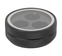 DANAIXZ Boîte de Rangement Professionnelle en Aluminium pour Pointes de Queue, avec 3 Trous, conteneur Portable pour Pointes de bâtons de Billard, pour Joueurs et Clubs (Black)