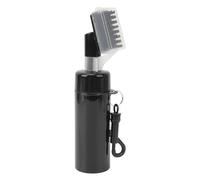 DANAIXZ Brosse de Nettoyage de Club de Golf avec Bouteille d'eau Amovible 160 ML, poignée antidérapante, Conception de pulvérisation, Accessoires de Golf en Nylon PP pour Outils de (Noire)
