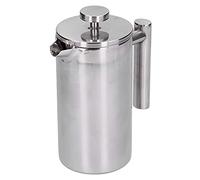 DANAIXZ Cafetière manuelle en acier inoxydable de qualité supérieure avec isolation à double paroi, bouilloire à café portable de grande capacité pour la maison, le bureau, les voyages, (800 ml)