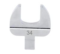 DANAIXZ Crowfoot Spanner à extrémité, carbone en carbone chromé plaqué la clé de remplacement, adaptateur de kit à outils mécanique pour la fixation de l'espace à l'entretien automobile (34 mm)
