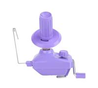 DANAIXZ Enrouleur de boule de fil à commande manuelle, machine à enrouler portative avec fonctionnement silencieux pour le tricot, le crochet, l'artisanat à domicile, la constructi (Violette)