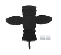 DANAIXZ Hibou mur clé crochet adhésif décoratif rétractable aile clé support étagères pour maison chambre entrée bureau plastique 9,8 x 7,5 x 1,2 cm (Noire)