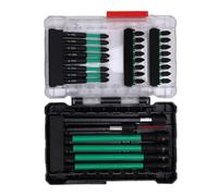 DANAIXZ Jeu d'embouts de tournevis à percussion en acier allié S2, 30 pièces, avec tige hexagonale et technologie d'absorption des chocs, kit d'outils robuste de qualité profession