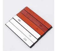 DANAIXZ Kit d'affûtage professionnel avec pierre à aiguiser, ensemble de 6 pièces en pierre naturelle avec base antidérapante 180 à 3000 pour couteaux, ciseaux, rasoirs et outils