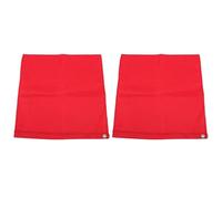 DANAIXZ Lot de 2 Drapeaux Professionnels d'entraînement équestre en Nylon Durable pour l'entraînement de désensibilisation des Chevaux et Les activités de Plein air, Couleurs Vives (Rouge)
