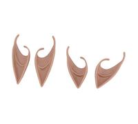 DANAIXZ Oreilles d'elfe Cosplay réutilisables, douces et confortables, respectueuses de la peau, oreilles de fée pliables en caoutchouc pour Halloween, Costume, carnaval, fête, acc
