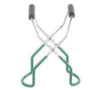 DANAIXZ Pince à bocal en acier inoxydable, outil de cuisine multifonctionnel antidérapant et anti-brûlure pour la maison et les restaurants, pinces chauffantes durables 153g 22cm, (Verte)