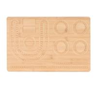 DANAIXZ Planche à perles combinée, plateau de fabrication de bijoux avec marquages de taille précis, outil de conception de colliers et de bracelets pour artisans, artistes début