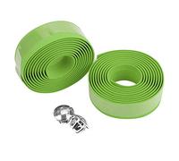 DANAIXZ Ruban de guidon de vélo EVA léger, durable, antidérapant, confortable, pour vélo de route, de montagne, noir, bleu, rouge, blanc, rose, vert, jaune, café (Verte)