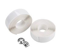 DANAIXZ Ruban de guidon de vélo EVA léger, durable, antidérapant, confortable, pour vélo de route, de montagne, noir, bleu, rouge, blanc, rose, vert, jaune, café (Blanche)