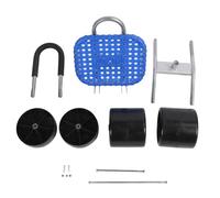 DANAIXZ Tabouret Roulant de Jardin Robuste avec siège pivotant à 360 degrés, Roues réglables en Hauteur pour Le Jardinage, la Plantation, Le Travail en Serre, Support Ergonomique en Acier