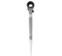 DANAIXZ Téle à cliquet en acier chromé 27 mm, clé à cliquet en acier chromé, Spanner double face, outil de réparation manuelle pour l'entretien des machines automobiles ménagers