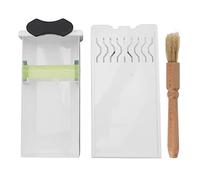 DANAIXZ Tiroir à marc de café amovible en acier inoxydable avec pieds antidérapants pour machines à expresso, conception durable antirouille pour la maison, la cuisine, le café, le (Blanche)