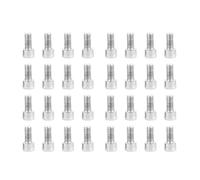 DANAIXZ Vis à boulon à six pans creux 50 pièces attaches en acier inoxydable de haute qualité avec culasse matériel de qualité supérieure pour outils de travail du bois assemblage (M5*10)