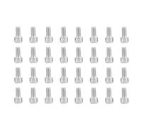 DANAIXZ Vis à boulon à six pans creux 50 pièces attaches en acier inoxydable de haute qualité avec culasse matériel de qualité supérieure pour outils de travail du bois assemblage (Mch*8)