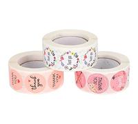DANAIXZ Washi Tape Autocollant Étiquette Décorative Polyvalent Adhésif Permanent pour Scrapbooking Journal DIY Artisanat Vacances Emballage Cadeau Papier Naturel 6.3x2.7cm 3 Pack