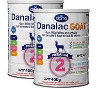 Danalac Étape 2 Lait de Chèvre Formule de Suite en Poudre pour 6-12 Mois Bébés 400 g 1 Unité