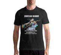 DanaMWatson-Emmylou-Harris-T-Shirt-Men-s-Cotton-T-Shirt-Fashion-Round-Neck-Short-Sleeve-Tops