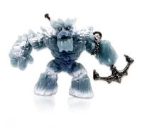 Danbghyuo Monstre de Glace Figurine,Monstre avec Armes,Figurine d'action Fantastique Mobile,Cartoon Model Statue,Mini Figurine de Monstre des Neiges Idéal pour Les fêtes d'anniversaire d'enfants