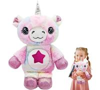 Danbghyuo Peluche de Licorne Arc-en-Ciel, Peluche Douce et Moelleuse - Animaux en Peluche Parfaits pour des Compagnons de Jeu Douillets et Agréables pour Les (35 cm, Licorne)