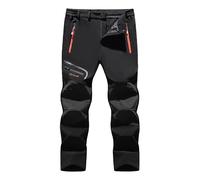 Danbly Pantalon d'extérieur imperméable & Indestructible Pantalon Softshell Homme Imperméable et Thermique pour Ski, Randonnée et Escalade