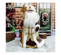 Dance and Sing Santa Claus Christmas Children Toys Holiday Plush Characters Christmas Decoration Birthday Party Gifts Table Deco Very Well (Color : Fr47-49 Size : 30x14cm Size S) (Fr64 65)