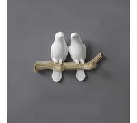 Dance angel Oiseau Patère, Mural Style campagnard Porte-Manteau Cintre Salon Chambre Couloir Salle d'étude Manteau Sac Parapluie décoration Résine Fait Main Crochets