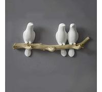 Dance angel Oiseau Patère, Mural Style campagnard Porte-Manteau Cintre Salon Chambre Couloir Salle d'étude Manteau Sac Parapluie décoration Résine Fait Main Crochets