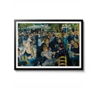 Dance at Le Moulin de la Galette par Pierre-Auguste Renoir Décoration murale Impressionniste Foule Impressionniste Décoration Parisienne Poster Cadeau Archival Mat 50 x 70 cm (Impression uniquement