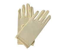 Dance Ceremonial Color Solid Fashion Gants courts pour femme Accessoire de danse du ventre Haut pour femme Blanc