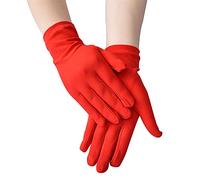 Dance Ceremonial Color Solid Fashion Gants courts pour femme Accessoire de danse du ventre Haut pour femme Blanc