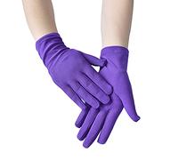 Dance Ceremonial Color Solid Fashion Gants courts pour femme Accessoire de danse du ventre Haut pour femme Blanc