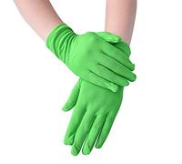 Dance Ceremonial Color Solid Fashion Gants courts pour femme Accessoire de danse du ventre Haut pour femme Blanc
