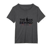 Dance Dads : l'homme Qui se Cache derrière Le Danseur T-Shirt, Femme Grandes Tailles, Chiné Foncé, 2X