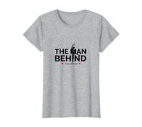 Dance Dads : l'homme Qui se Cache derrière Le Danseur T-Shirt, Femme, Gris Chiné, XXL