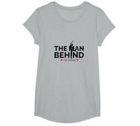 Dance Dads : l'homme Qui se Cache derrière Le Danseur T-Shirt, Fille, Gris Chiné, S