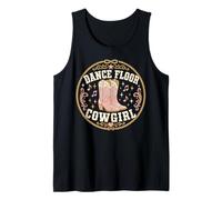 Dance Floor Cowgirl Bottes Roses Ambiance Country Débardeur