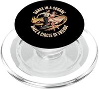 Dance in A Square Make A Circle of Friends PopSockets PopGrip pour MagSafe