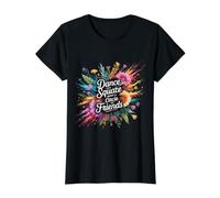 Dance in A Square Make A Circle of Friends |- T-Shirt Graphique avec Valeur