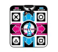 Dance Revolution Pad multifonction - 120 x 60 cm - Grand tapis électronique - Compatible avec ordinateur - Convient aux débutants - Tapis de danse abordable pour les exercices à domicile et le bas