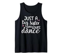 Dance Sister Big Sister Boss Girls Dancing Sis Ballet Dancer Débardeur
