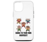 Dance to Your Own Hoofbeat Scottish Highland Farmer Cowgirl Coque pour iPhone 12/12 Pro