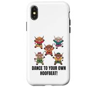 Dance to Your Own Hoofbeat Scottish Highland Farmer Cowgirl Coque pour iPhone X/XS