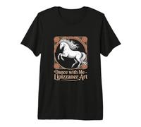 Dance with Me Lipizzaner Art Cheval T-Shirt Haut de Gamme