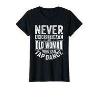 Dancer Fun Old Woman Who Can Tap Dance Lover Graphic T-Shirt